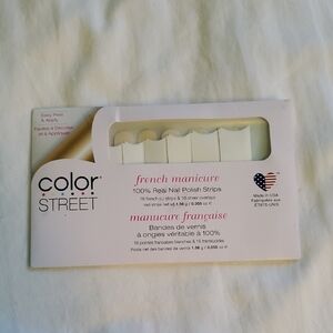 Color Street French Manicure City Of Love Nail Polish Strips